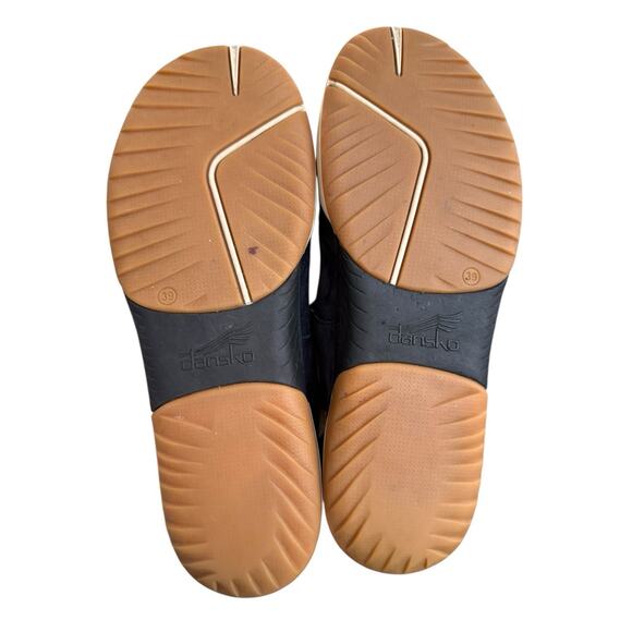 Dansko Shoes Size 39 US 8 Mary Jane Black Suede Canvas Flats Sneakers Comfort - Picture 11 of 11